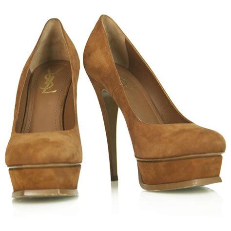 ysl tribute platform heels|yves saint laurent platform heels.